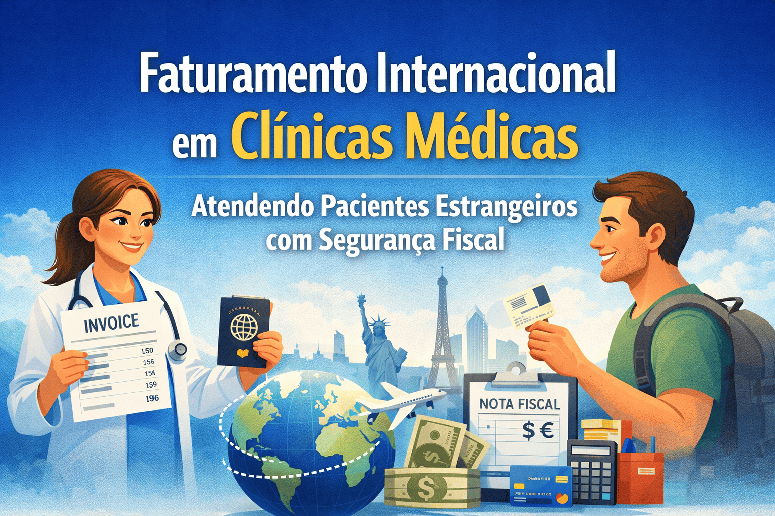 Faturamento internacional em clínicas médica