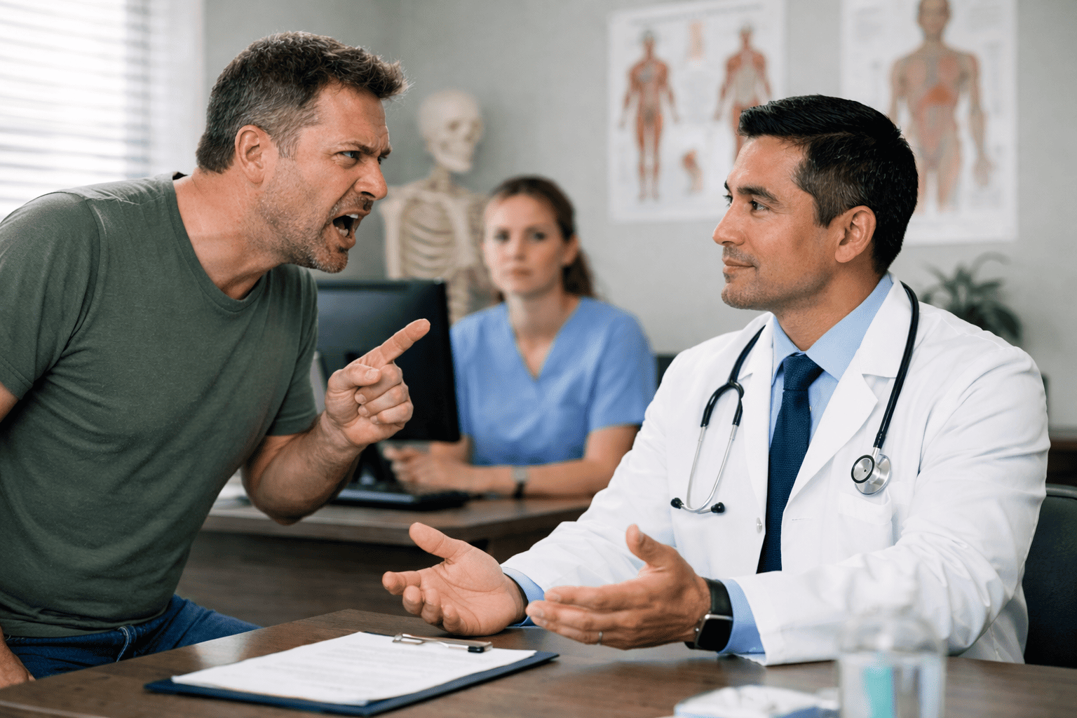 atendimento a pacientes difíceis