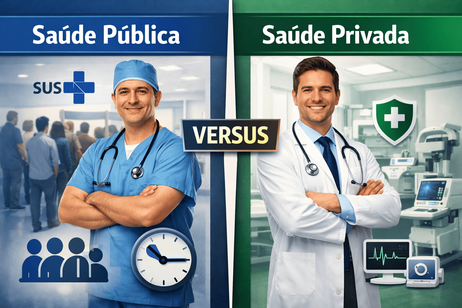 Saúde pública versus privada