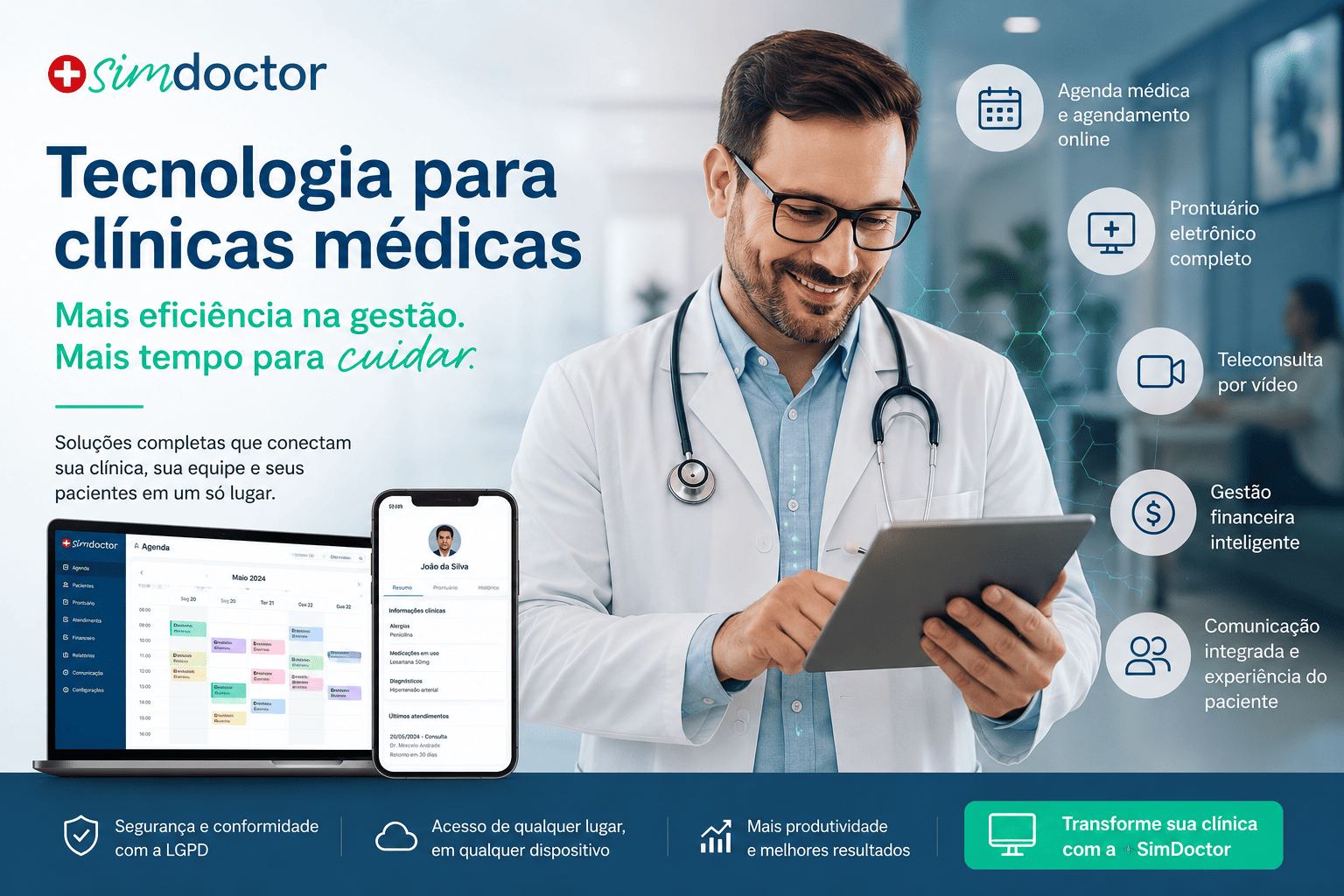Tecnologia para clínicas médicas